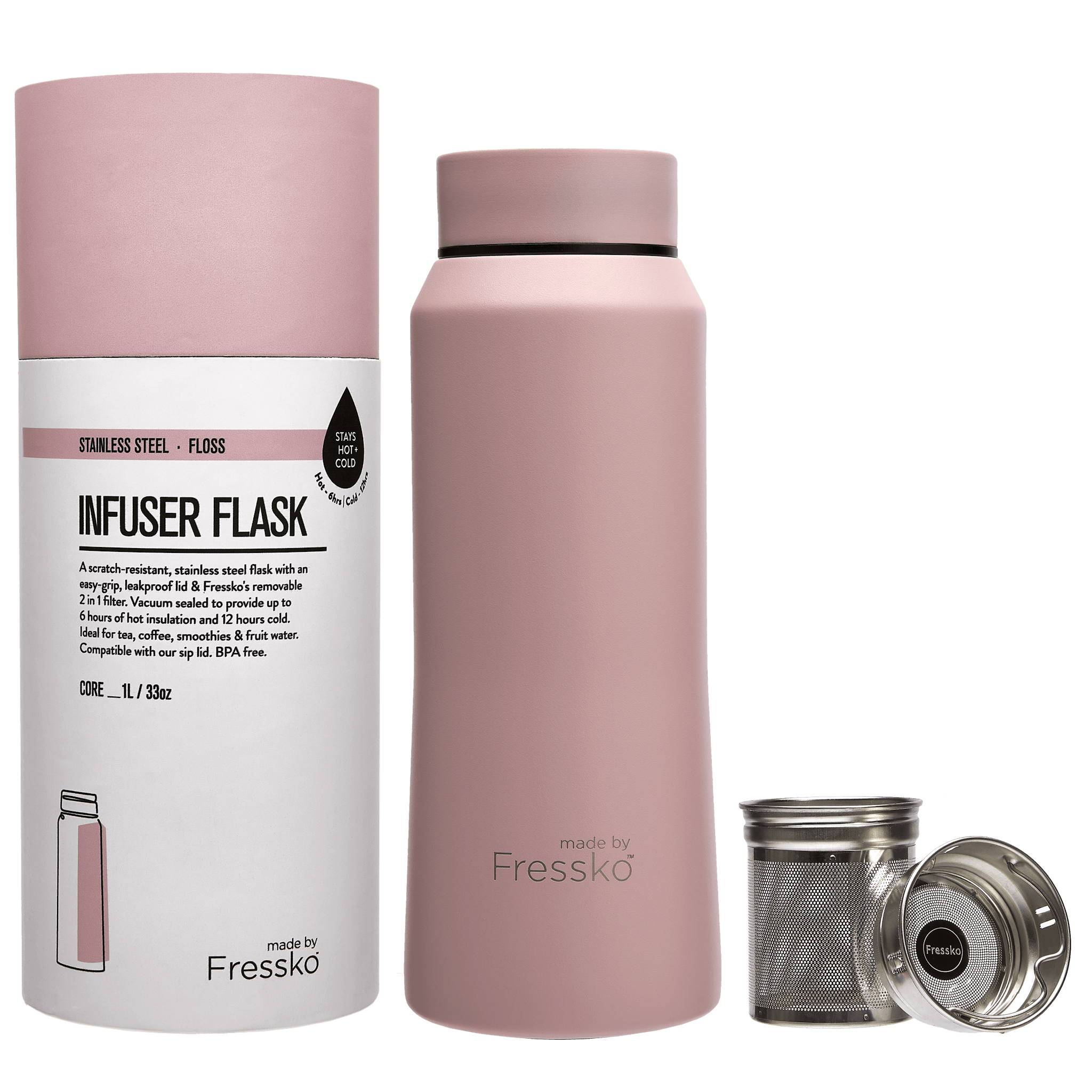 CORE 1 Litre Infuser Flask - Floss