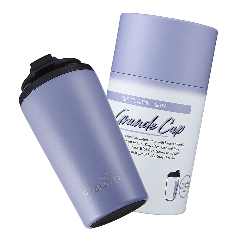 Reusable Cup | Grande 16oz - Grape Made By Fressko Coffee cup